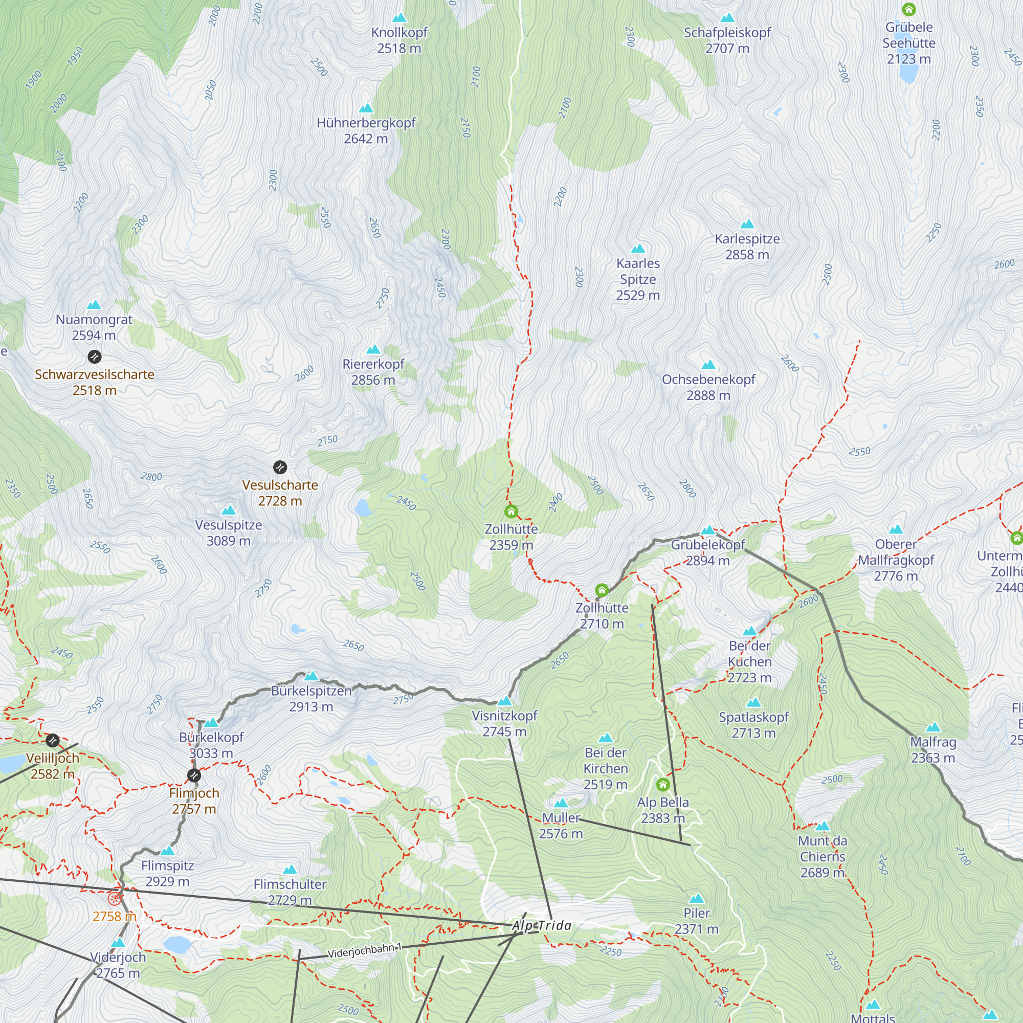 Zollhütte map