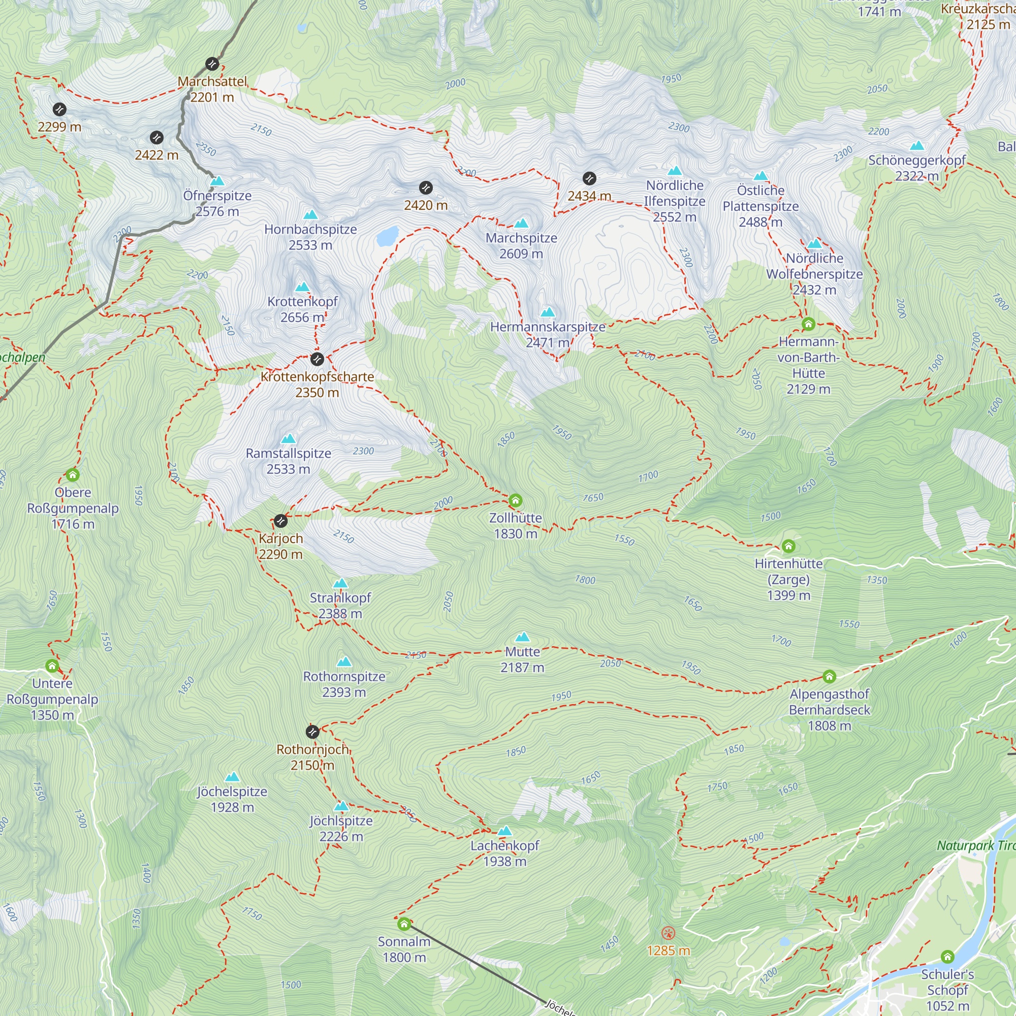 Karalm map