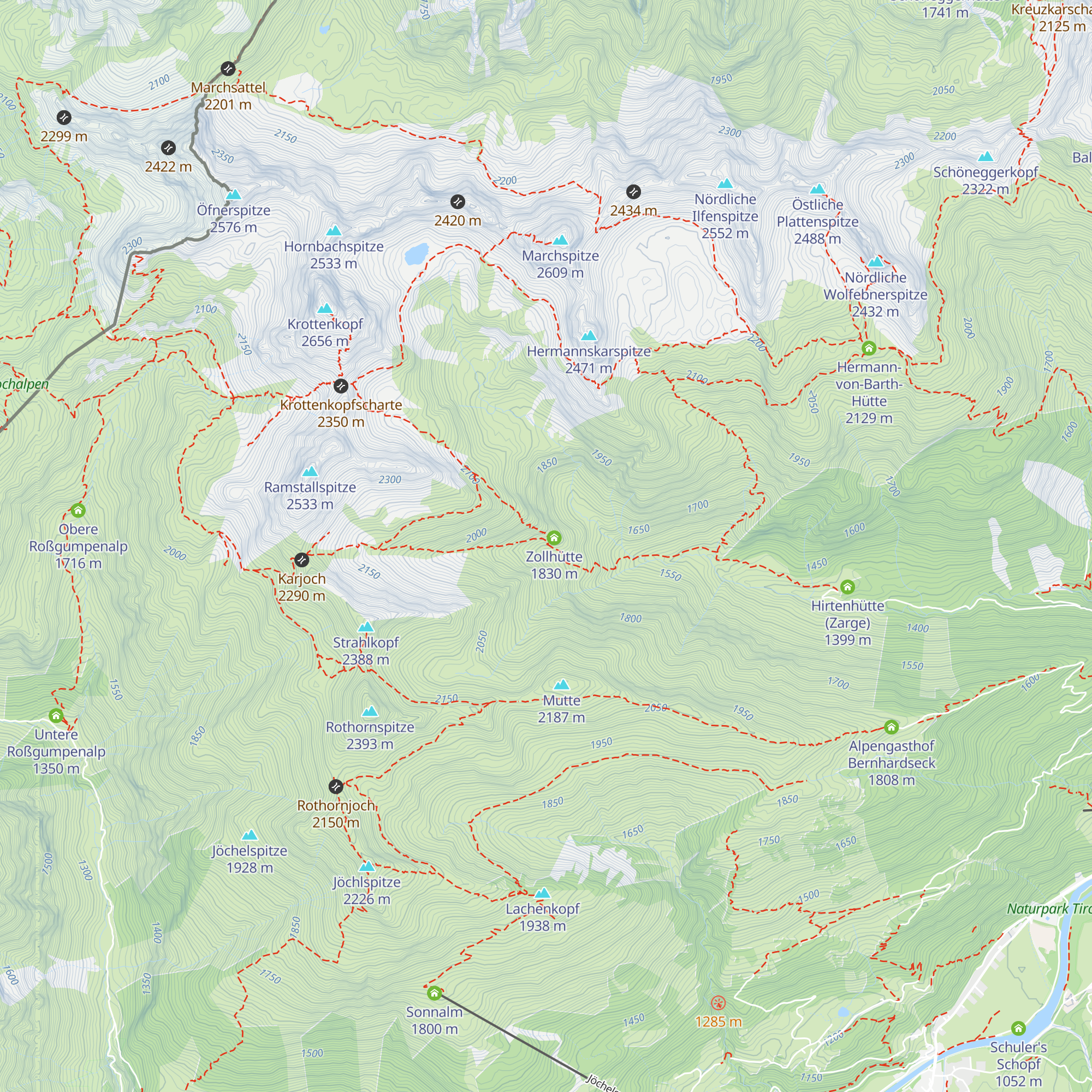Karalm map
