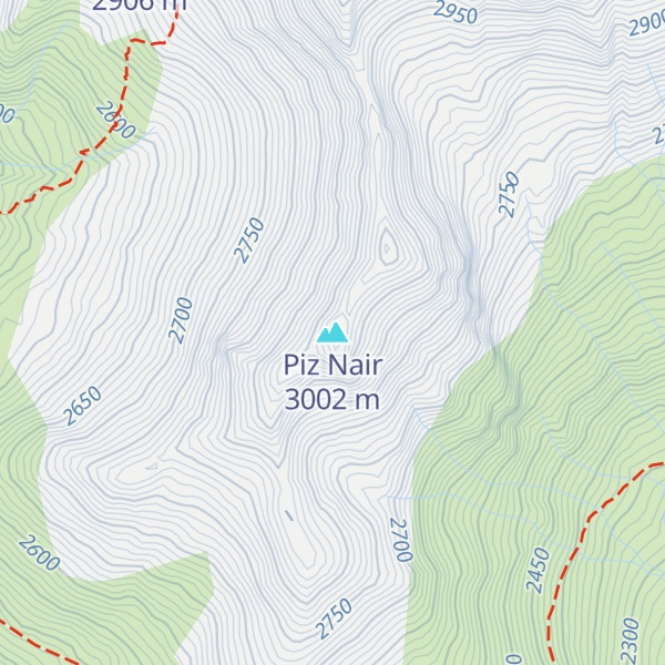 Map of Piz Nair
