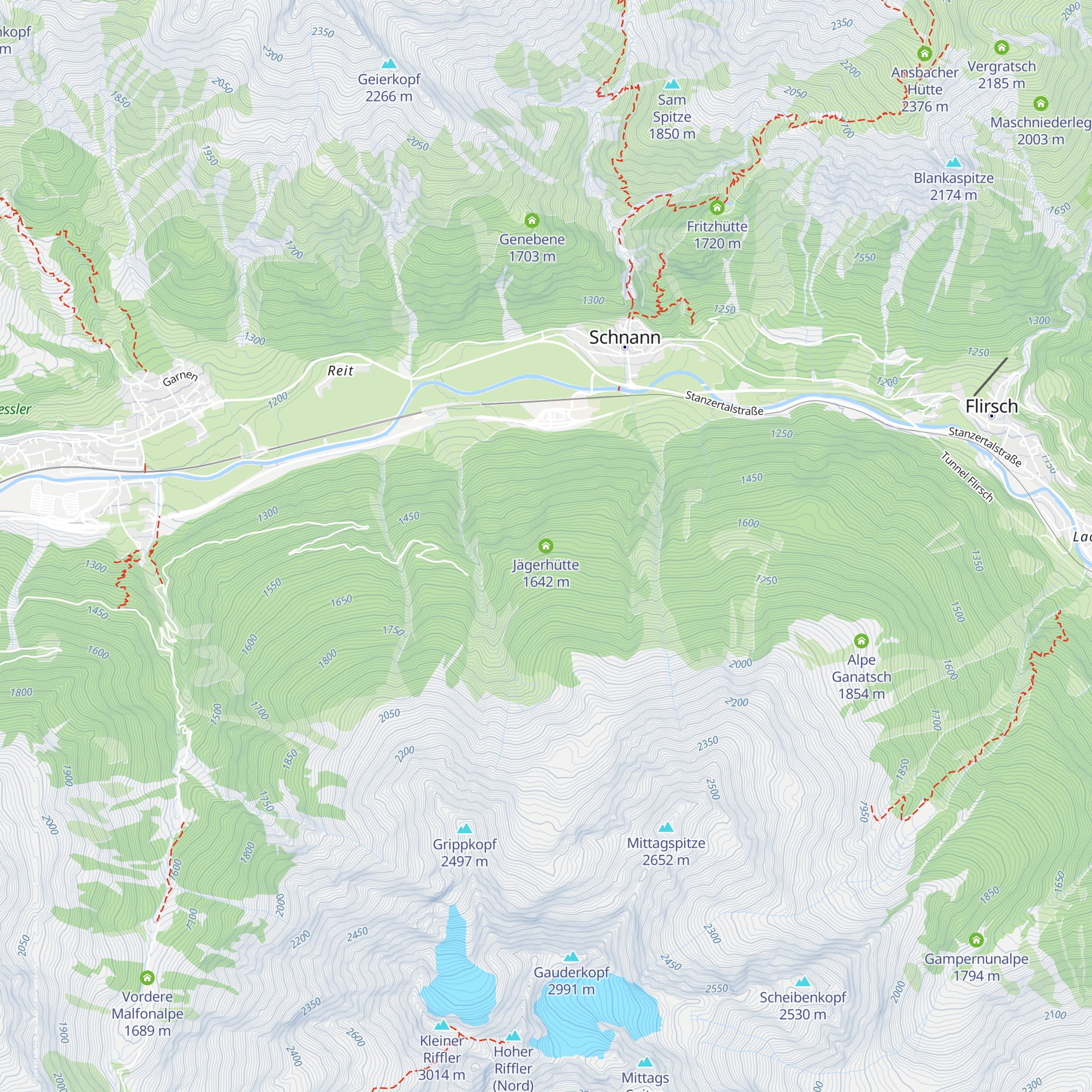 Jägerhütte map