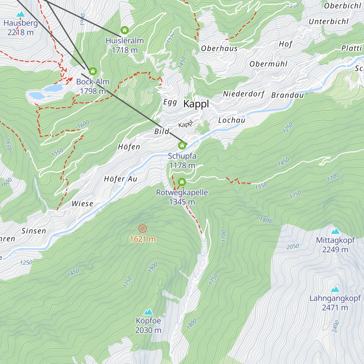 Rotwegkapelle map