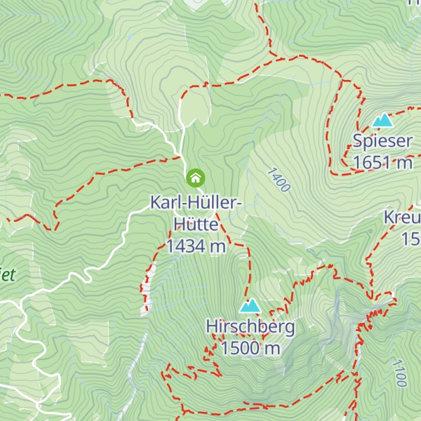 Map of Alpe Klank