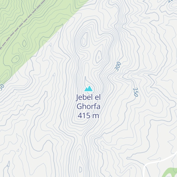 Map of Jebel el Ghorfa