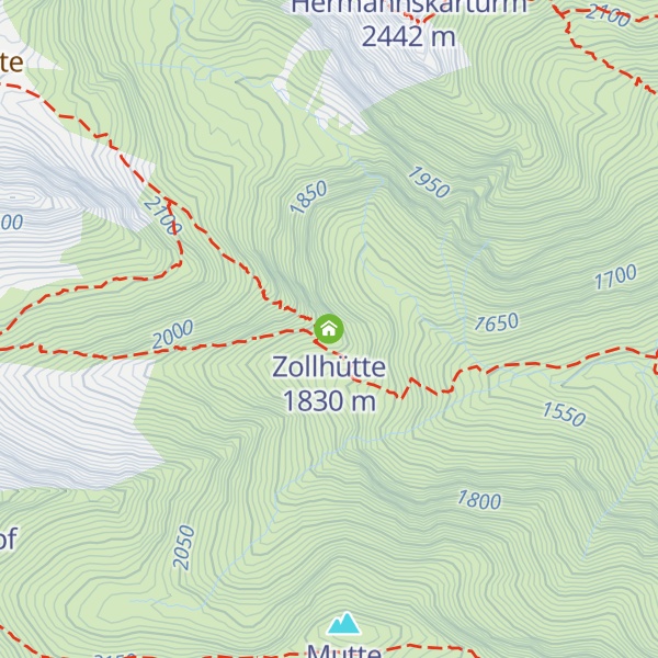 Map of Zollhütte