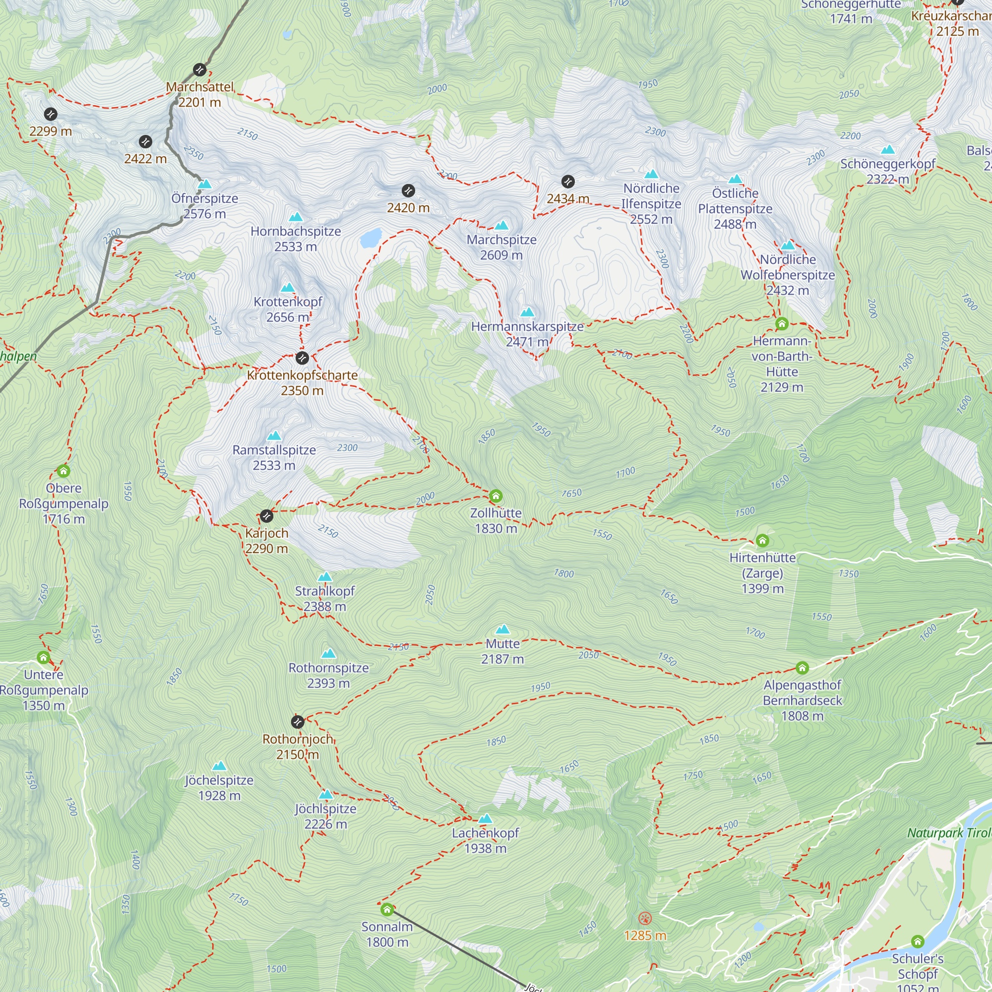Zollhütte map