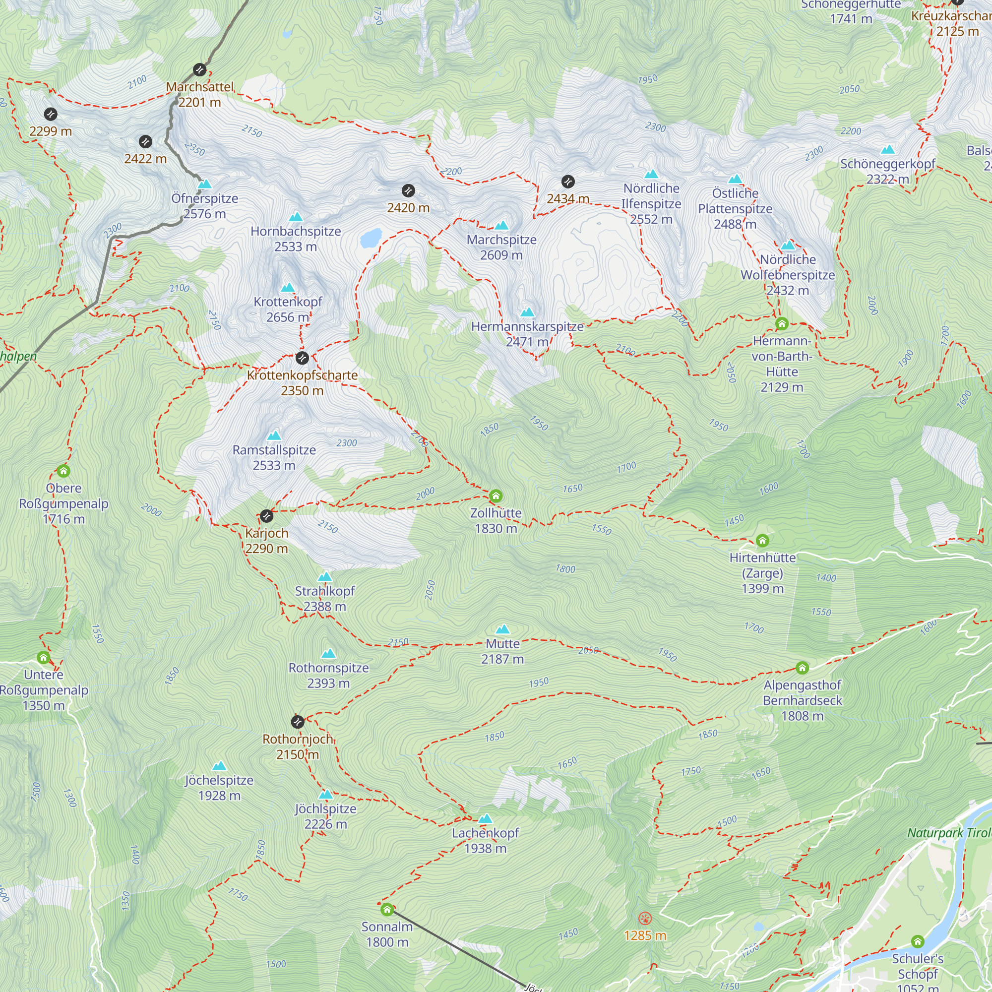 Zollhütte map
