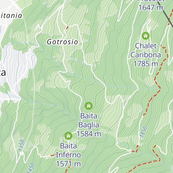 Map of Baita La Tura