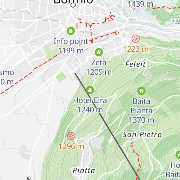 Map of Hotel Eira