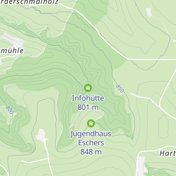 Map of Infohütte