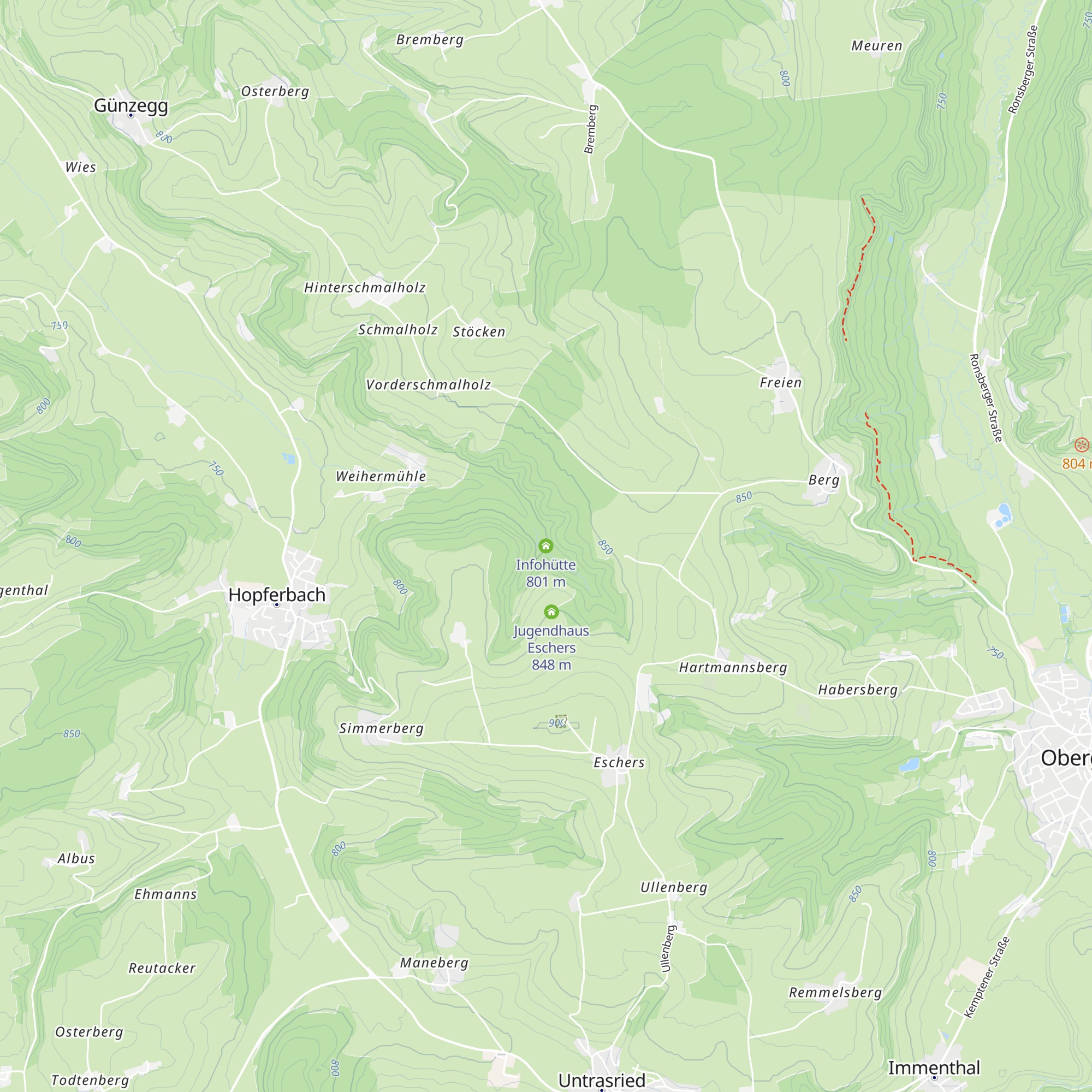 Infohütte map