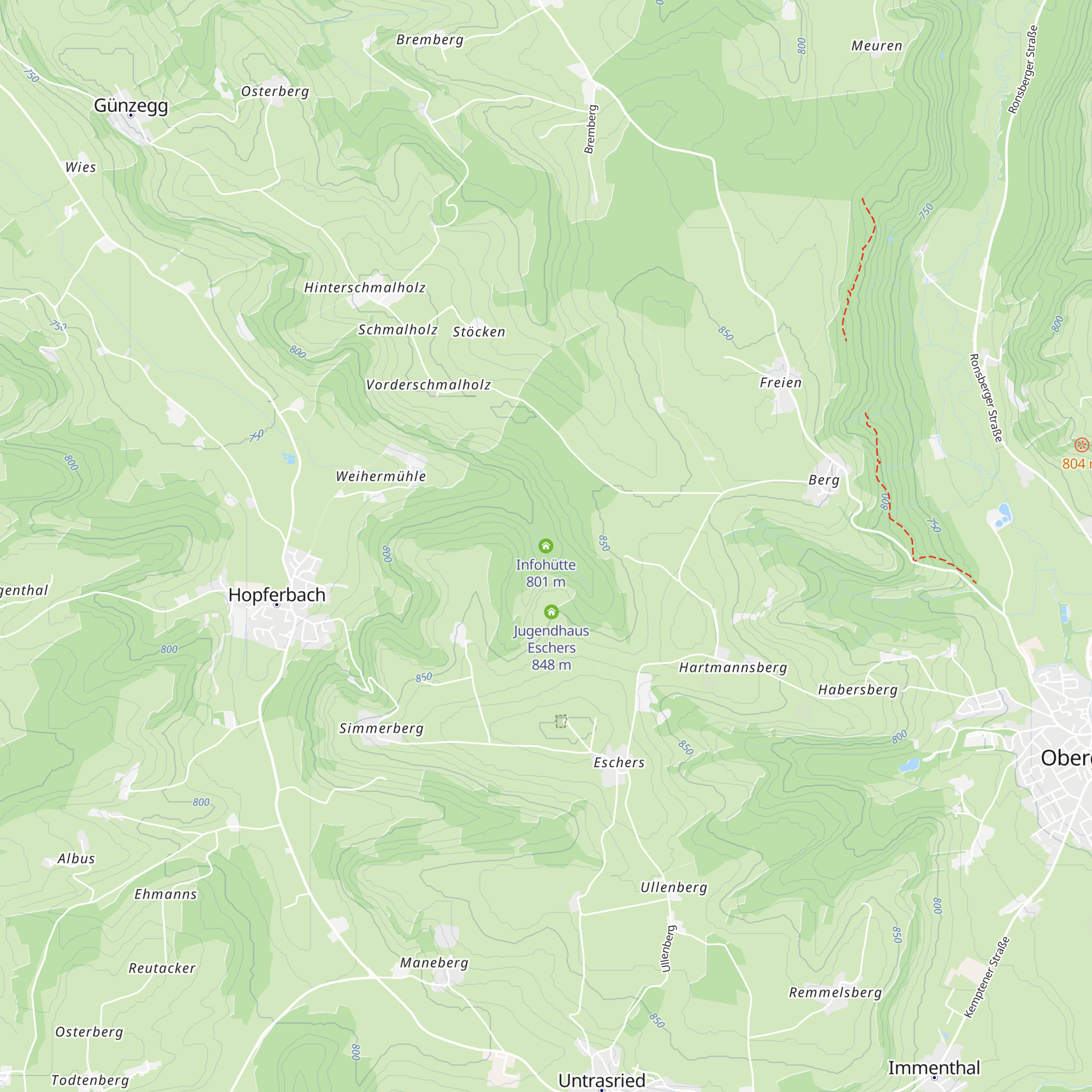 Infohütte map