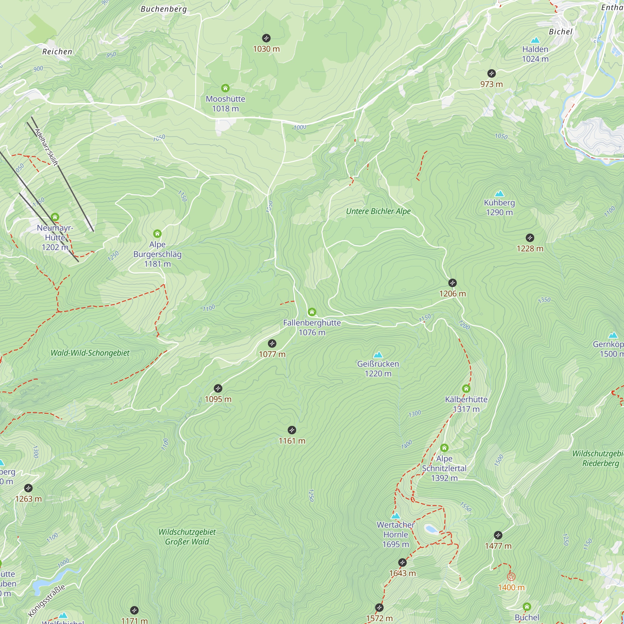 Fallenberghütte map