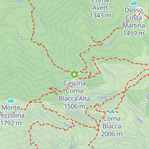 Map of Cascina Corna Blacca Alta