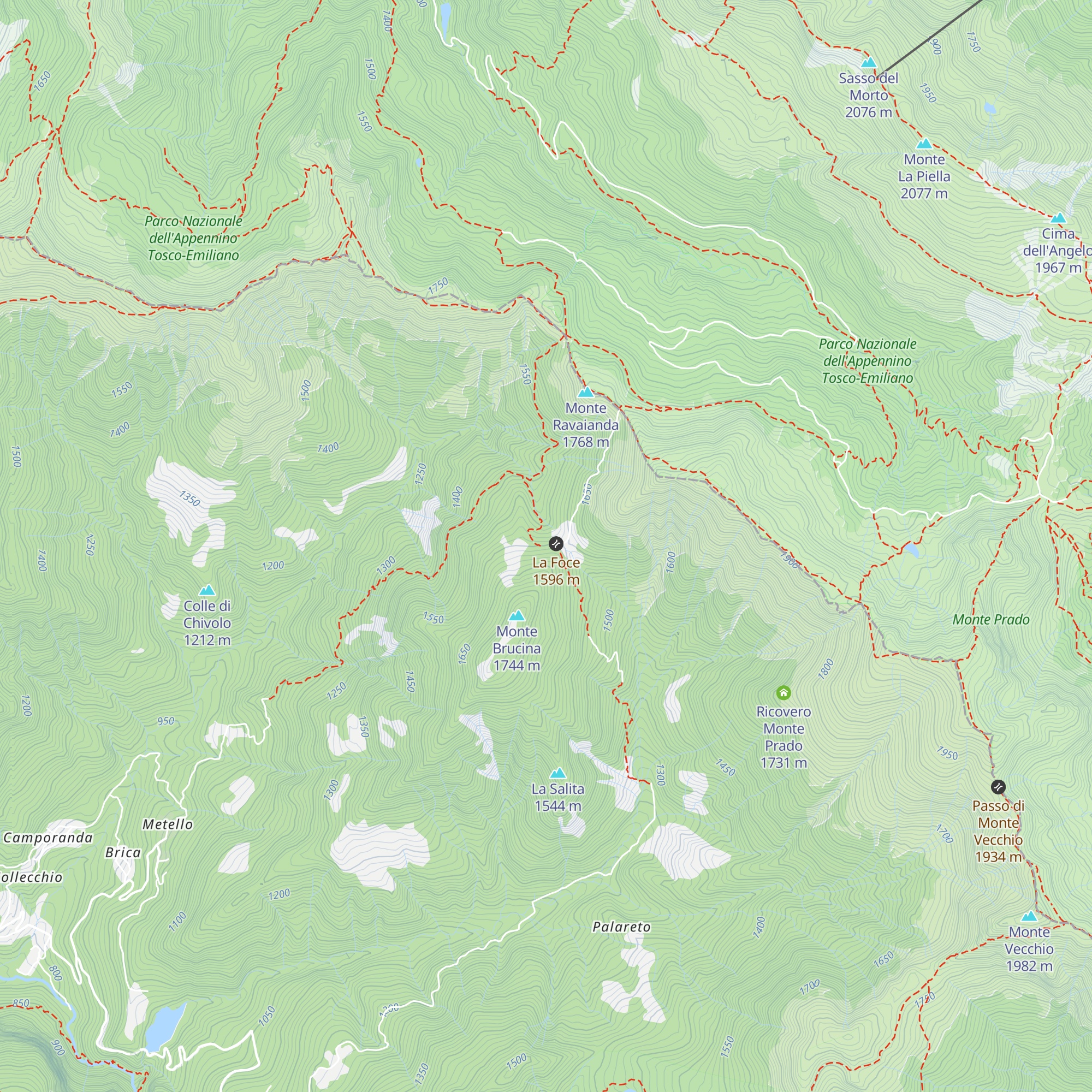Rifugio La Foce map