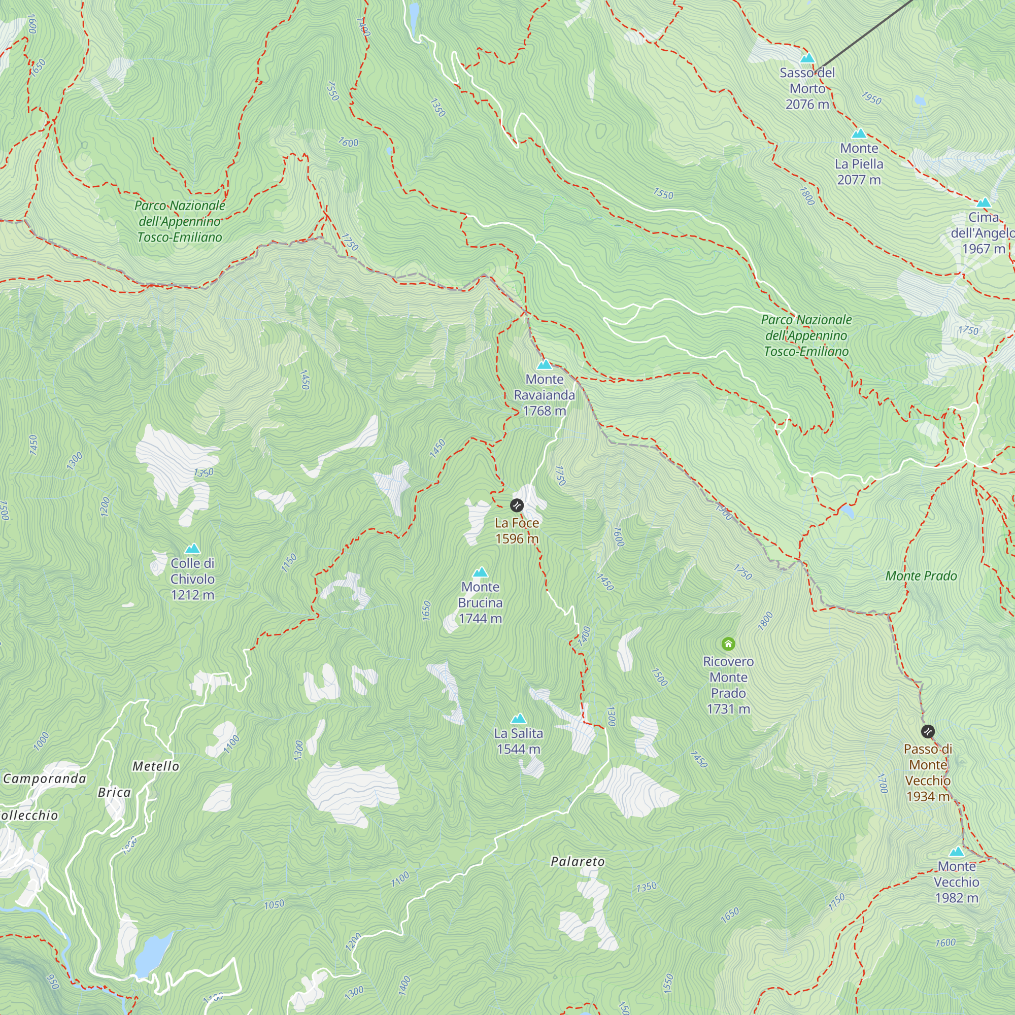 Rifugio La Foce map