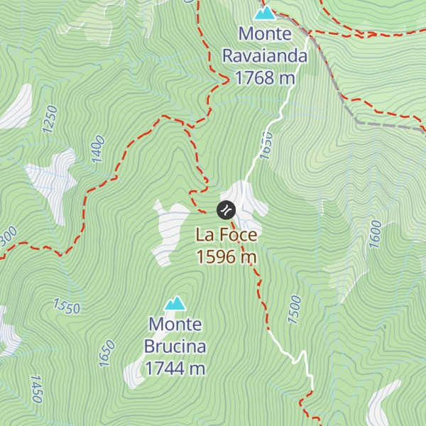 Map of Rifugio La Foce