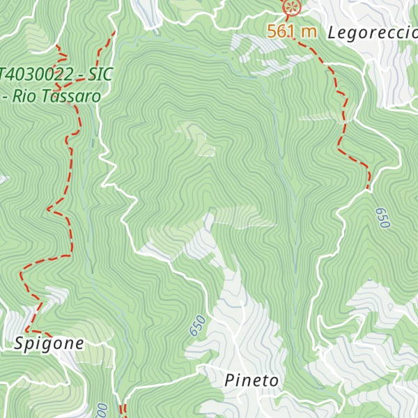 Map of Monte Pineto