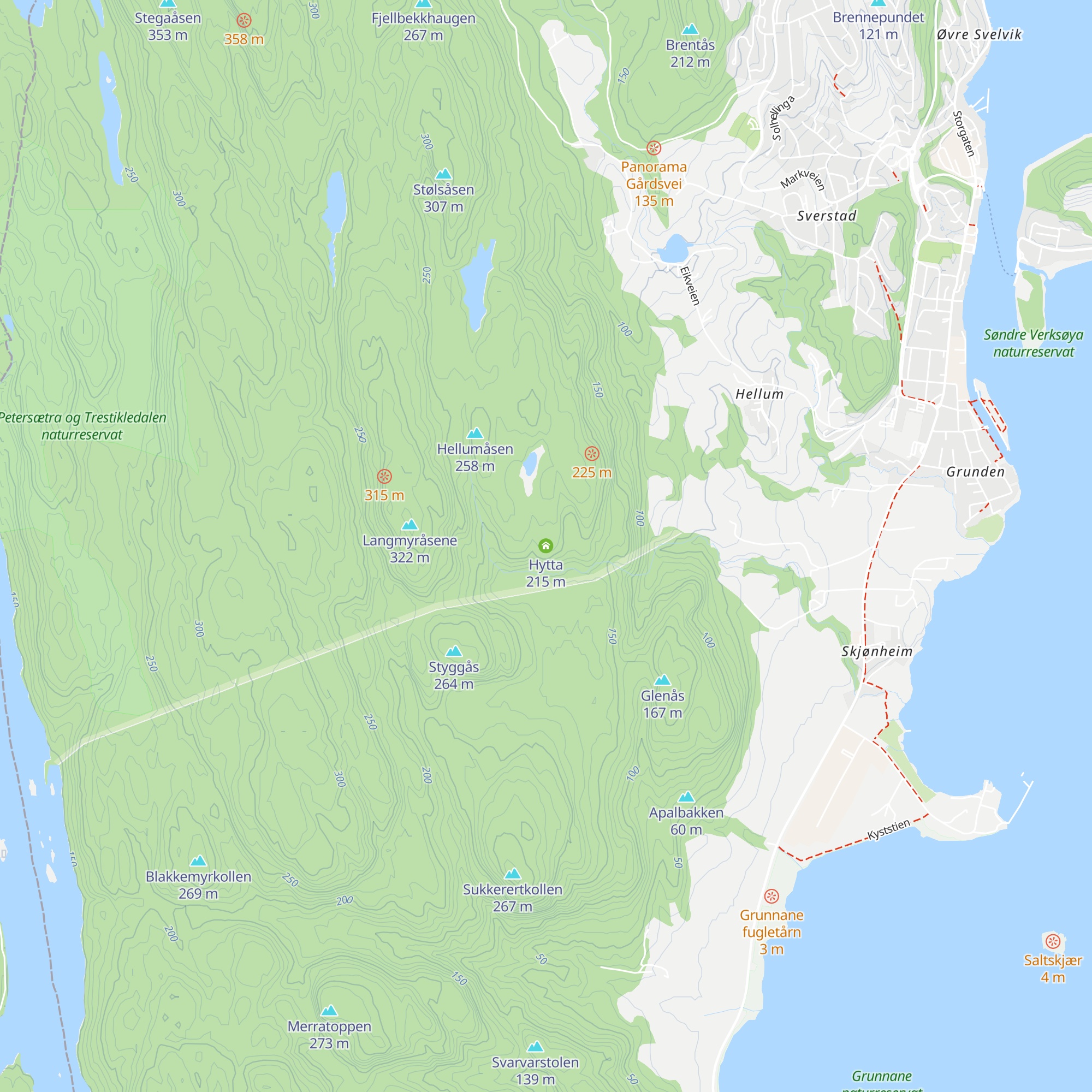 Hytta map