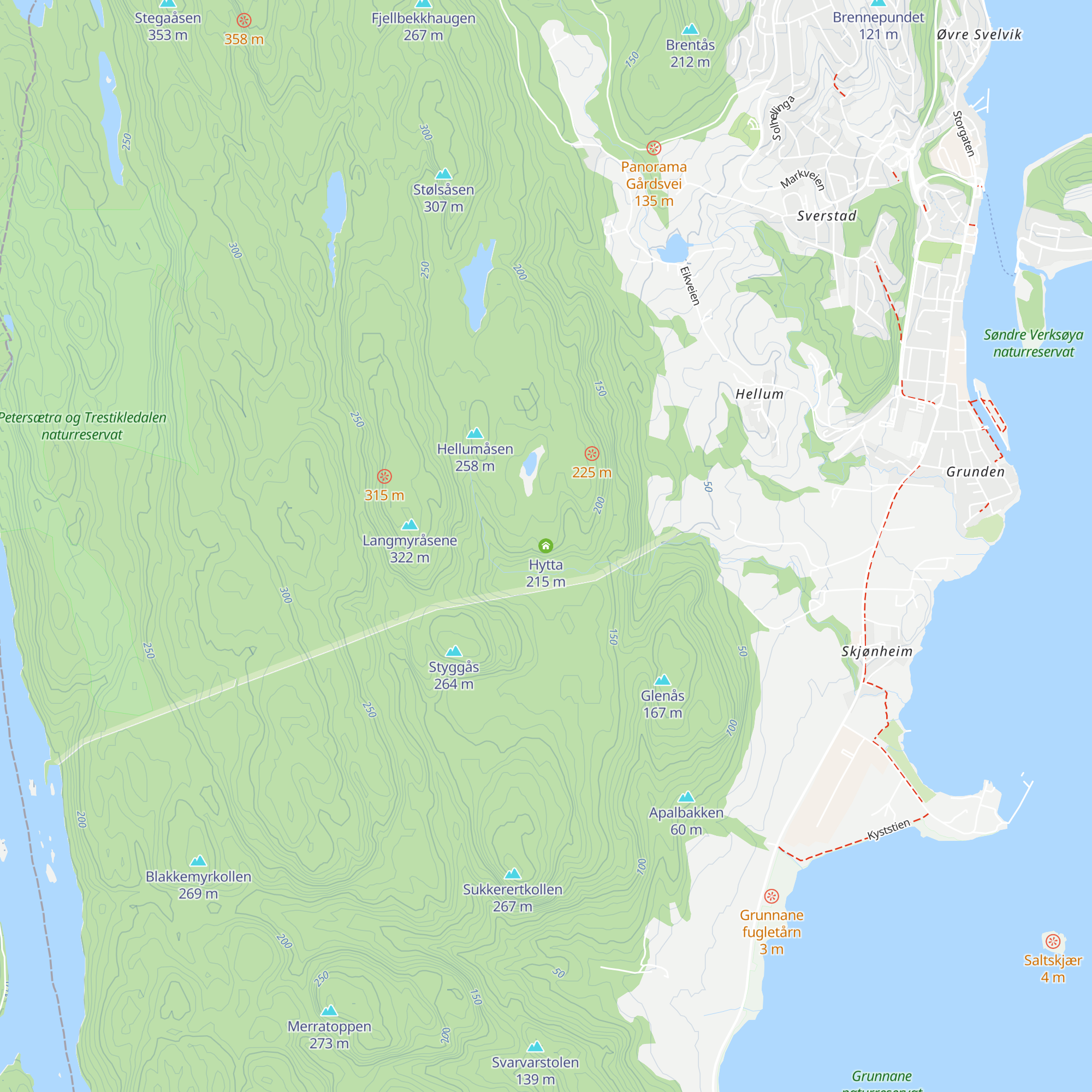 Hytta map