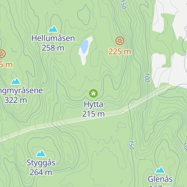 Map of Hytta