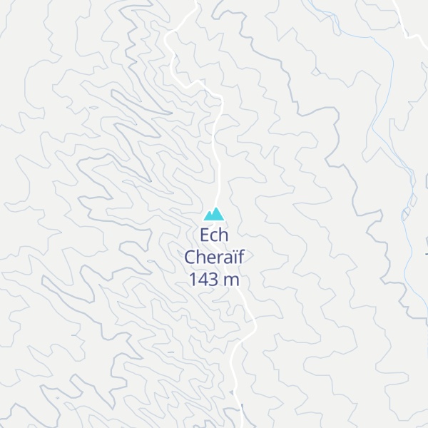 Map of Ech Cheraïf