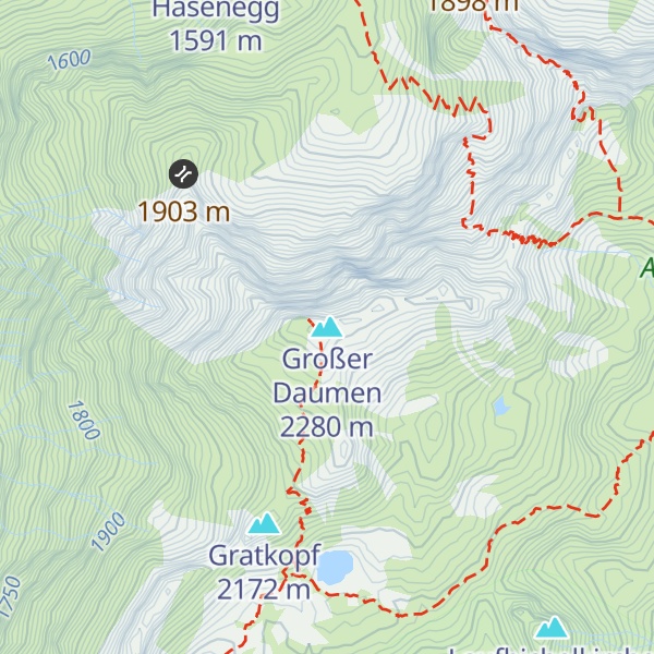 Map of Großer Daumen
