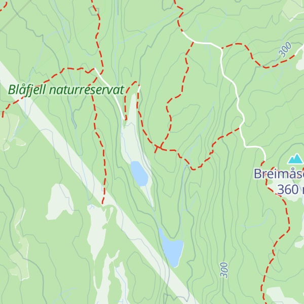 Map of Småvannsbu
