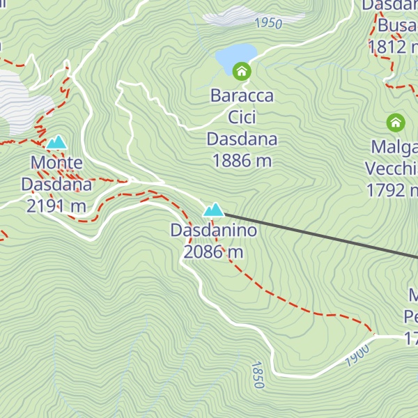 Map of Chalet Dasdana