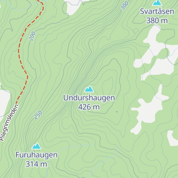 Map of Undurshaugen