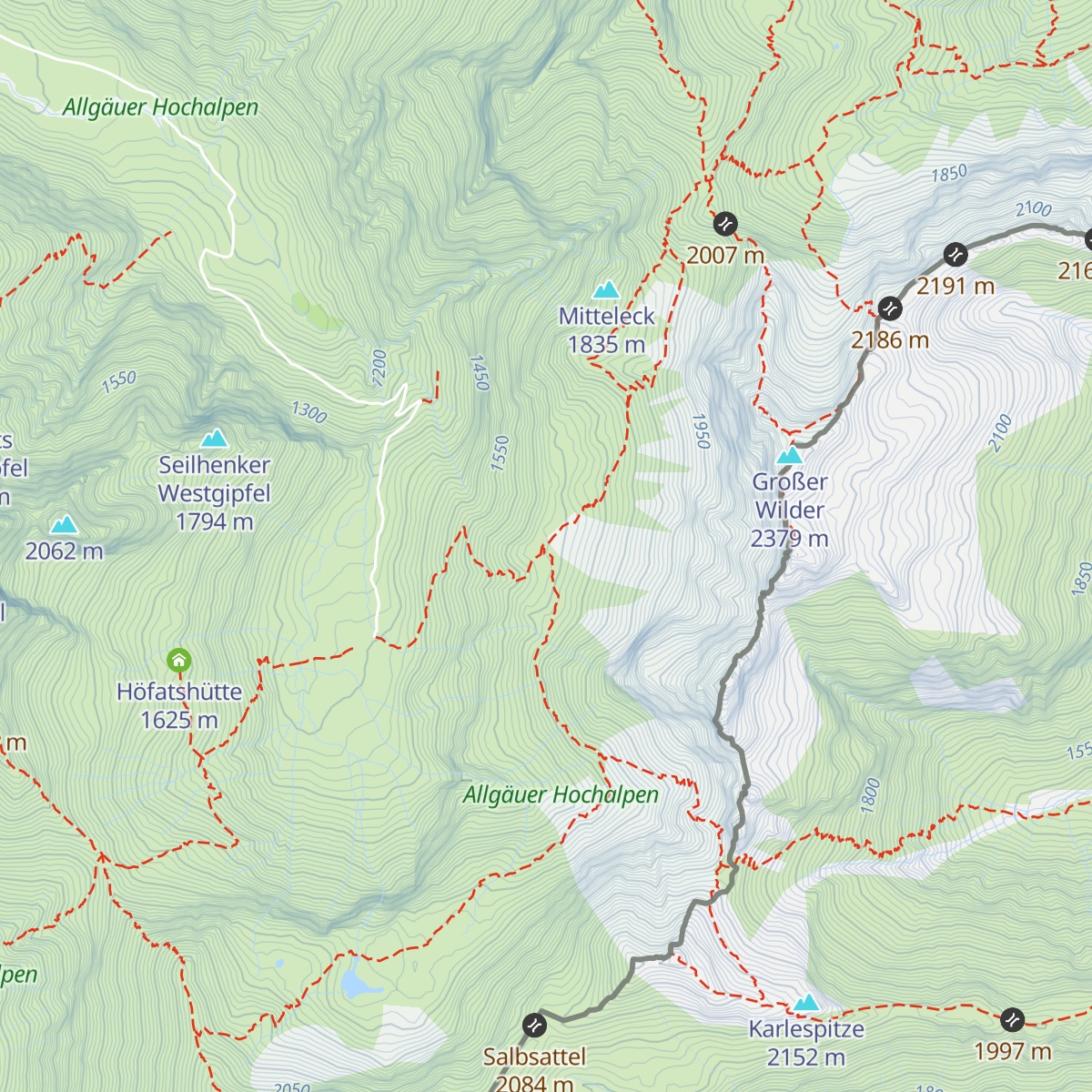 Wildenfeldhütte map