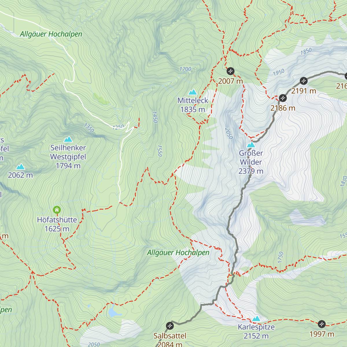 Wildenfeldhütte map