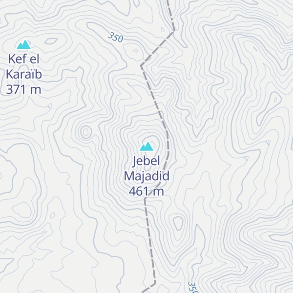 Map of Jebel Majadid