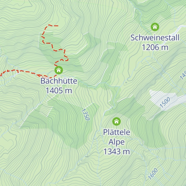 Map of Untere Alpe Wengen