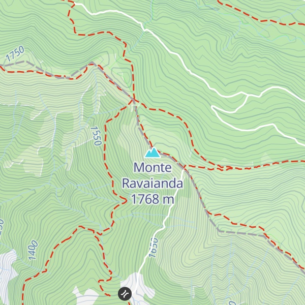 Map of Monte Ravaianda