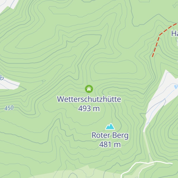 Map of Wetterschutzhütte