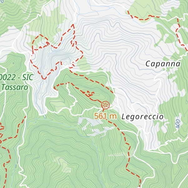 Map of Monte Luiseto