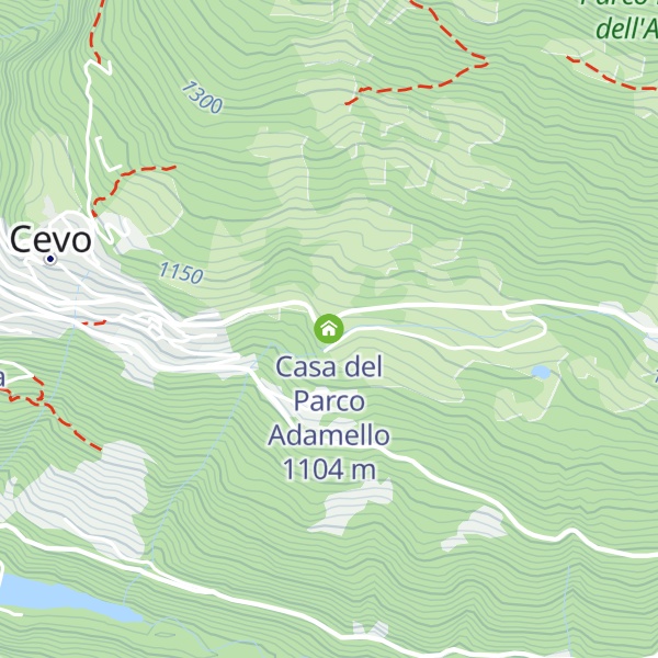 Map of Casa del Parco Adamello