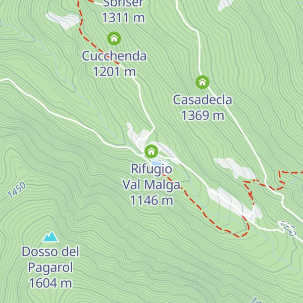 Map of Rifugio Val Malga