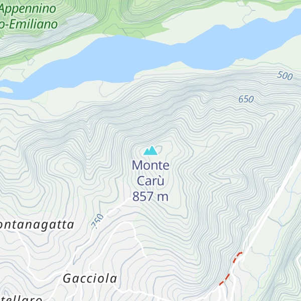 Map of Monte Carù