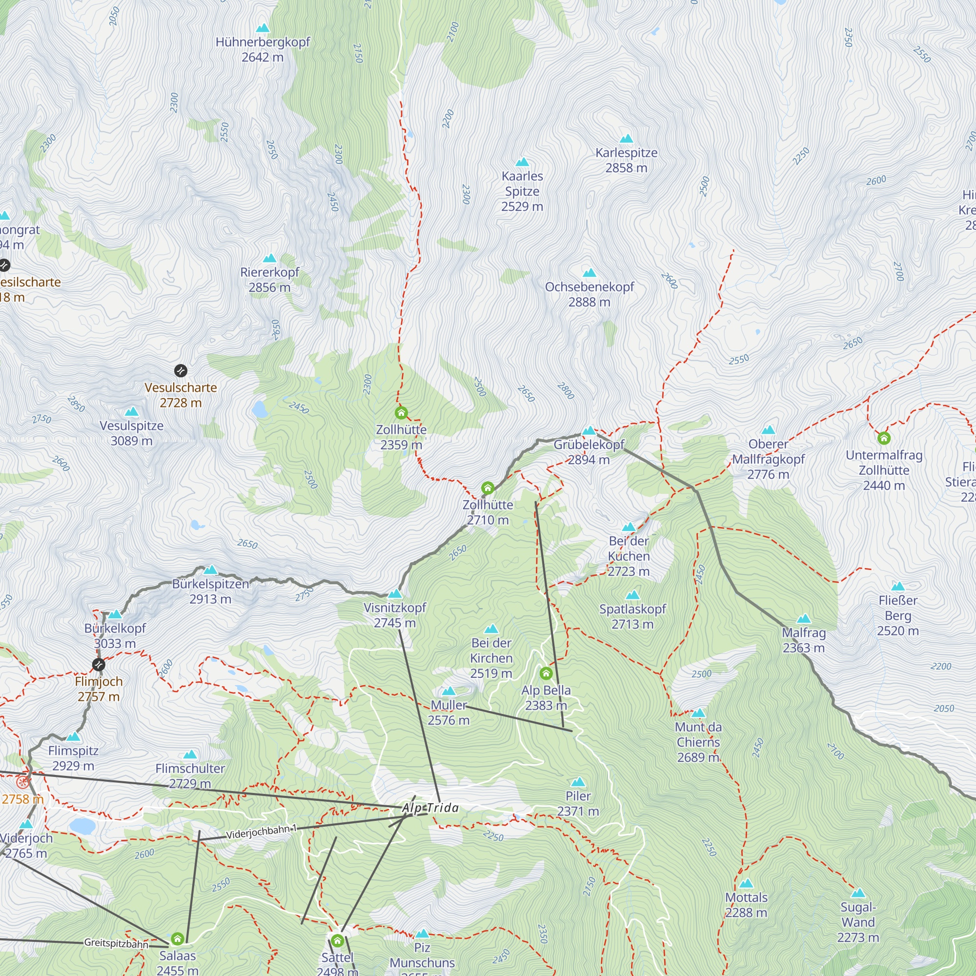 Zollhütte map