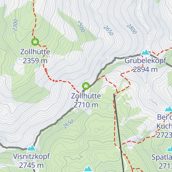 Map of Zollhütte
