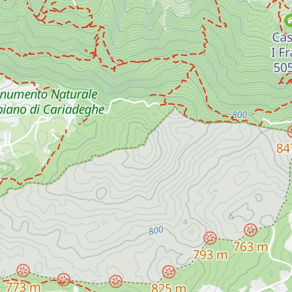 Map of Monte Olivo