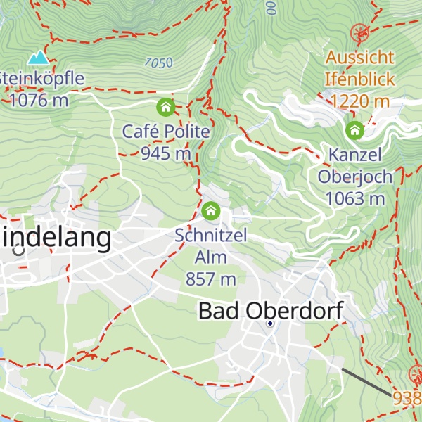 Map of Schnitzel Alm