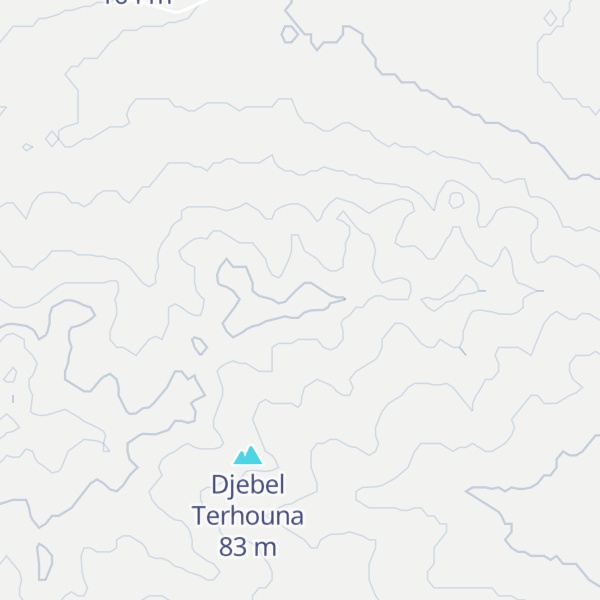 Map of Jebel Hamadet es Sourrah