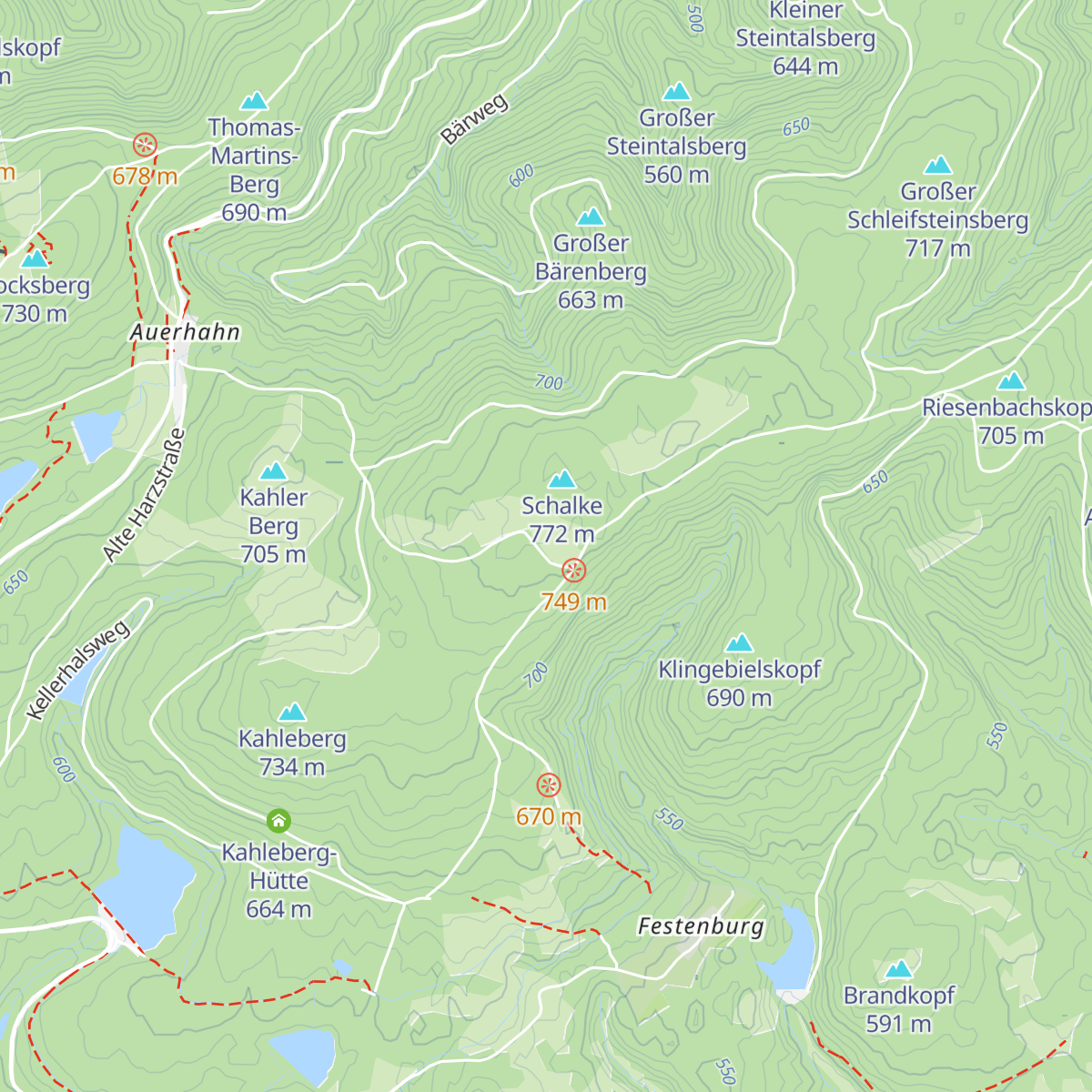 Pötzschner-Hütte map