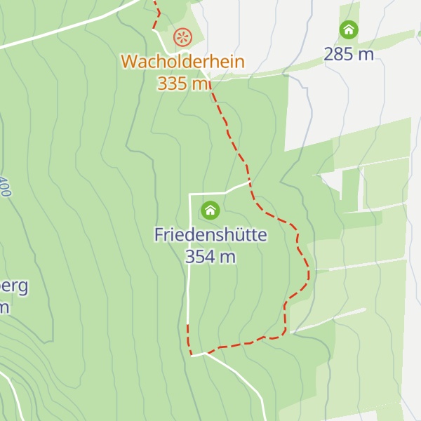 Map of Friedenshütte