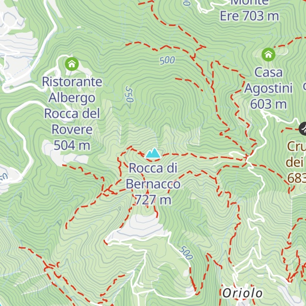 Map of Rocca di Bernacco