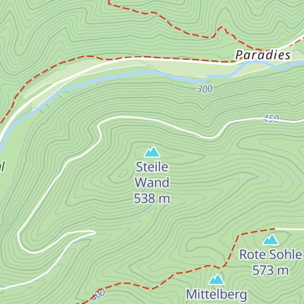 Map of Steile Wand