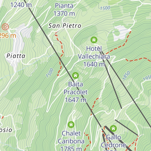 Map of Baita Pracolet